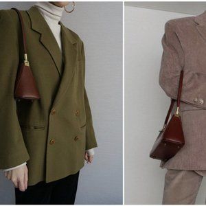 KLARRA BROWN (ITALIAN LEATHER BROWN SHOULDER BAG)